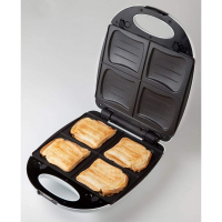 Domo DO9046C 2in1 XL Familien Sandwich-Toaster für 4 Sa