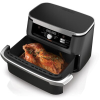 Ninja AF500EU Deluxe Schwarz Edition Foodi FlexDrawer Hei&sz