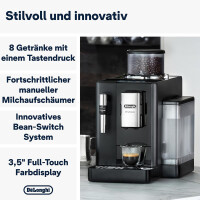 Delonghi Rivelia EXAM440.35.B, Kaffeevollautomat mit Milchau