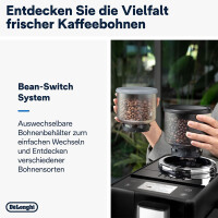 Delonghi Rivelia EXAM440.35.B, Kaffeevollautomat mit Milchau