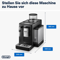 Delonghi Rivelia EXAM440.35.B, Kaffeevollautomat mit Milchau