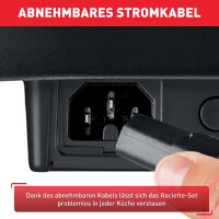 Tefal RE458812 Raclette Inox&Design für 10 Personen