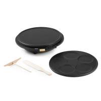 DOMO DO9227P Pancake-Platten Antihaftbeschichtung, Kontrolll