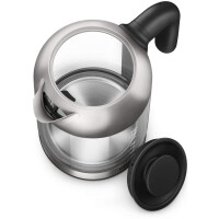 Philips HD9339/80 Wasserkocher aus Glas, 2200 Watt, 1,7 Lite