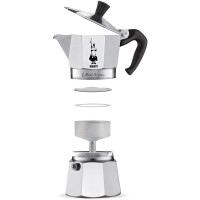 Bialetti 0001164/OC Moka Express 4 Tassen Espressokocher - S