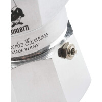 Bialetti 0001164/OC Moka Express 4 Tassen Espressokocher - S