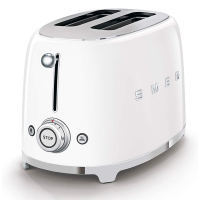 Smeg TSF01WHEU 50`s RETRO STYLE 2-SCHLITZ-TOASTER KOMPAKT, W