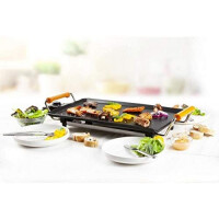 DOMO DO8308TP Elektro Teppan Yaki Tischgrill Schwarz 2