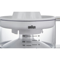 Braun CJ3000 Household Zitruspresse mit Schale präzisio