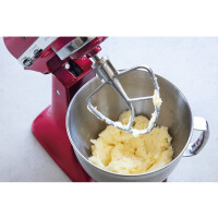 Kitchenaid KSM5THFBSS Edelstahl-Flachrührer für 4,
