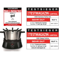 Caso 2282 Induktions FonDue für 8 Personen 60 bis 240 G