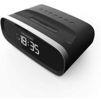 Grundig Radio (Digitaluhr, FM, 87,5-108 MHz, 1 W, LED), Schw