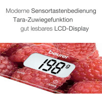 Beurer KS19 Küchenwaage Tragfähigkeit 5kg Berry 3
