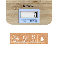 Terraillon 147491 Küchenwaage 3kg Bamboo 4