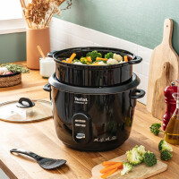 Tefal RK103811 Classic Reiskocher ,schwarz metallic , Zeitvo