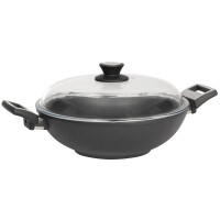 SKK WOK-Pfanne mit Glas-Deckel Serie 7 32cm