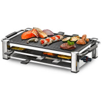 Rommelsbacher RCC1500 Fashion Raclette Grill 1500Watt chrome