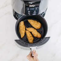 Ninja AF100EU Air Fryer Black Heißluftfritteuse ohne &