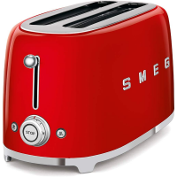Smeg TSF02RDEU 50s Retro Style, 2-SCHLITZ-TOASTER, LANG, ROT