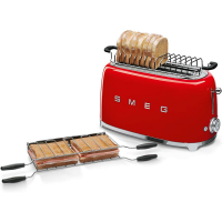 Smeg TSF02RDEU 50s Retro Style, 2-SCHLITZ-TOASTER, LANG, ROT