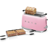 Smeg TSF02PKEU 50s Retro Style, 2-SCHLITZ-TOASTER, LANG, Cad