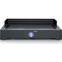 SEVERIN PG8562 Tischgrill mit Aluminium-Grillplatte, Schwarz