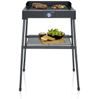 SEVERIN PG8563 Standgrill mit Aluminium-Grillplatte und Stan