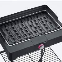 SEVERIN PG8563 Standgrill mit Aluminium-Grillplatte und Stan