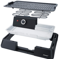 Steba VGP 20 BBQ Tischgrill antihaftbeschichtete Grillplatte