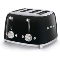 Smeg TSF03BLEU 50`s RETRO STYLE 4-SCHLITZ-TOASTER, SCHWARZ 2