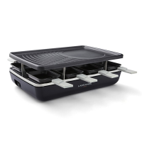 Lagrange 179601 Raclette Grill+Stein in schwarz 8 Personen 2