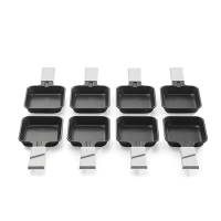 Lagrange 179601 Raclette Grill+Stein in schwarz 8 Personen 6