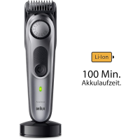 Braun BT7420 Bartrimmer , 40 Längeneinstellungen , 100 