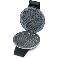 Cloer 1621 Waffeleisen für klassische Herzwaffeln, 930 