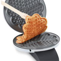 Cloer 1621 Waffeleisen für klassische Herzwaffeln, 930 