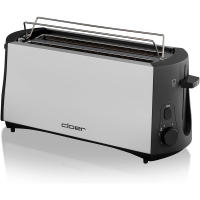 Cloer 3710 4-Scheiben-Toaster, 1380W, Temperatursensor, chro