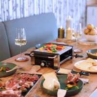 LIVOO DOC261 Raclette mit Stein für 4 Personen 20,8cmx1