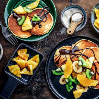 Rommelsbacher RC1600 Raclette Grill Kombi Set für 8 Per