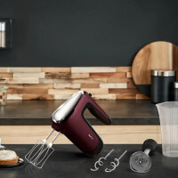 Tefal HT652538 Multifunktions Handmixer mit Zubehör Rot